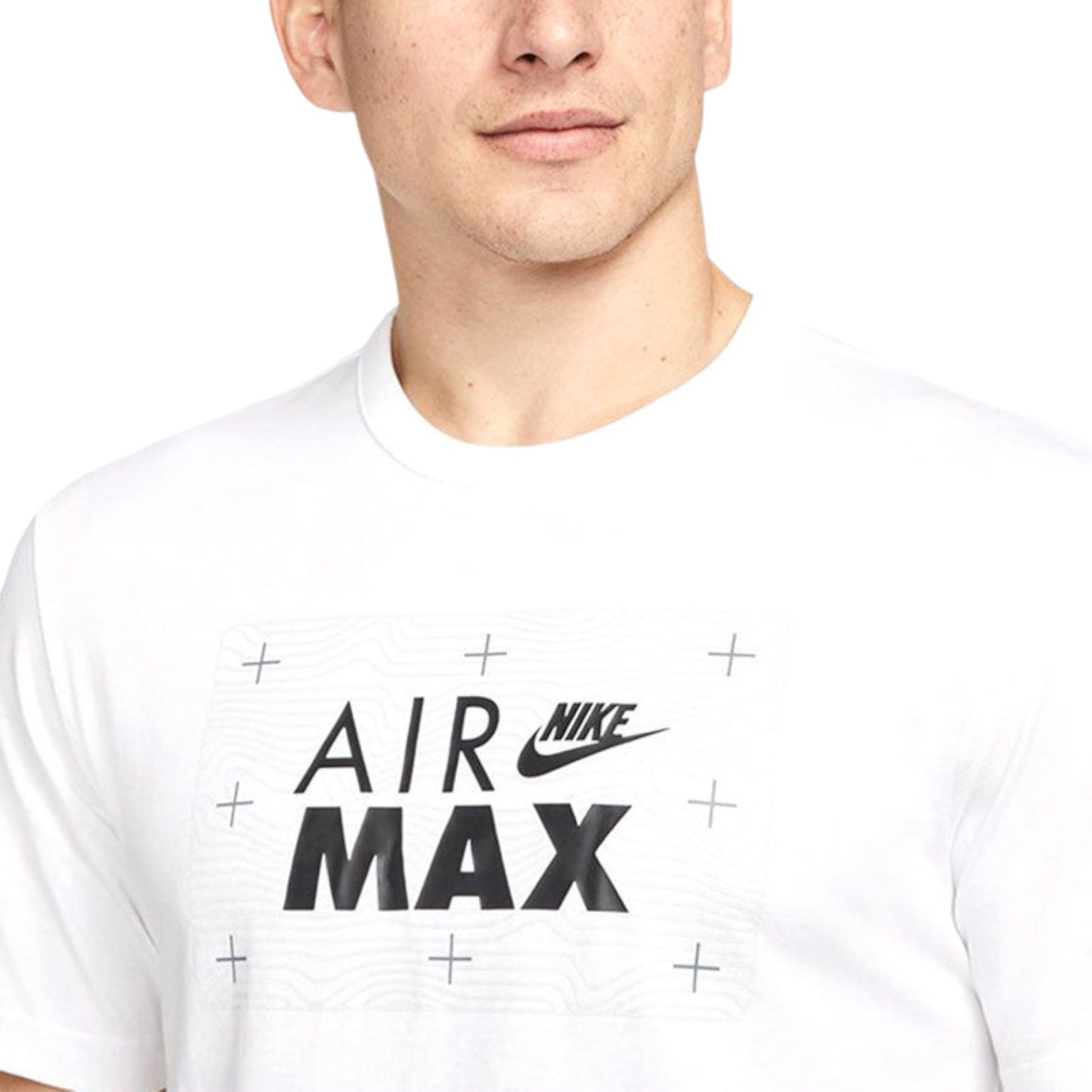 NIKE AIR MAX Mens T Shirt Short Sleeve Crew Neck Regular Fit Casual Cotton Tee