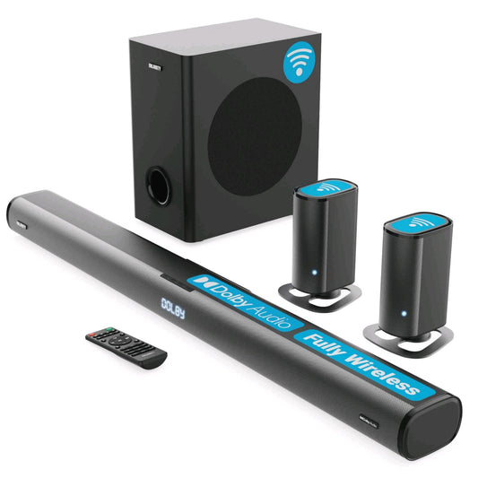 MAJORITY Everest Bluetooth 5.1 Surround Sound System, 3D Dolby 300W