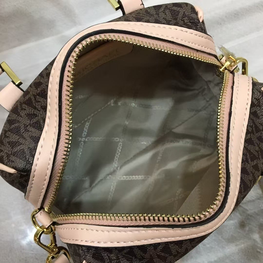 Michael Kors Mini Bedford Crossbody Brown Carryall Bag Legacy Satchel Purse NWT✅