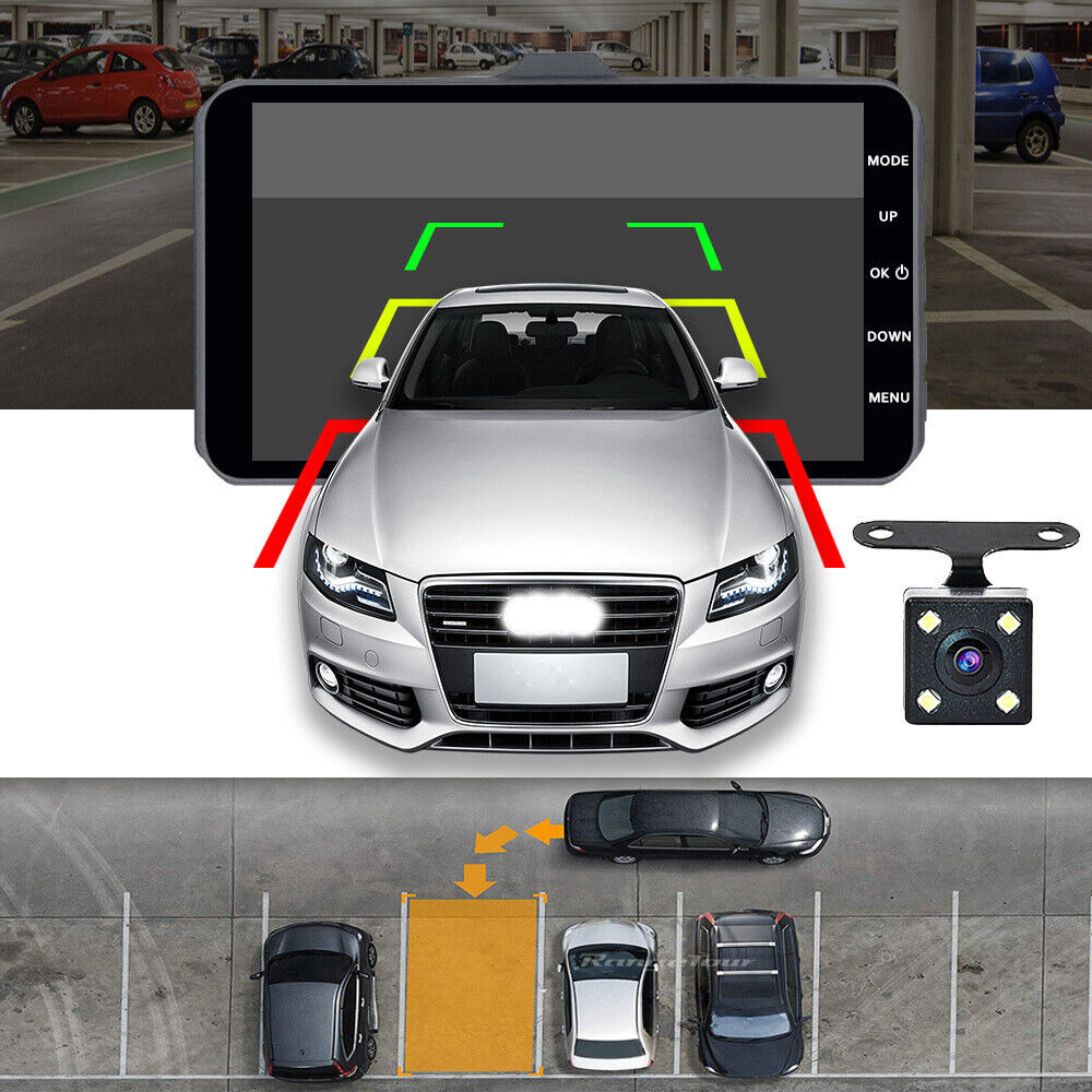 4" Dash Cam Pro Car Camera Recorder Dual Front and Rear HD 1080P Night Vision UK