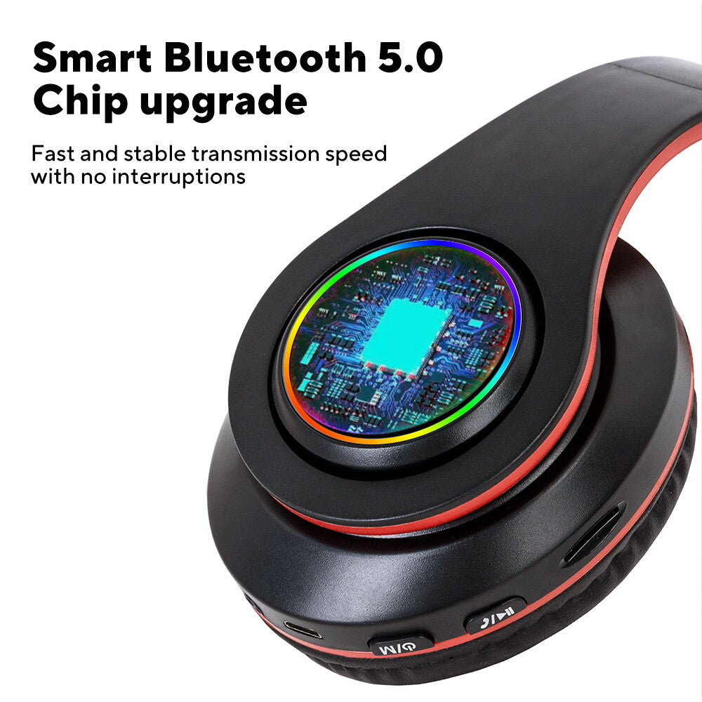 Wireless Bluetooth Headphones with Noise Cancelling Stereo Over-Ear Earphones UK