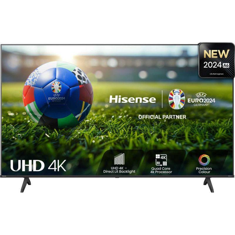 Hisense 50A6NTUK 50 Inch 4K Ultra HD Smart TV 60Hz Refresh Rate TV