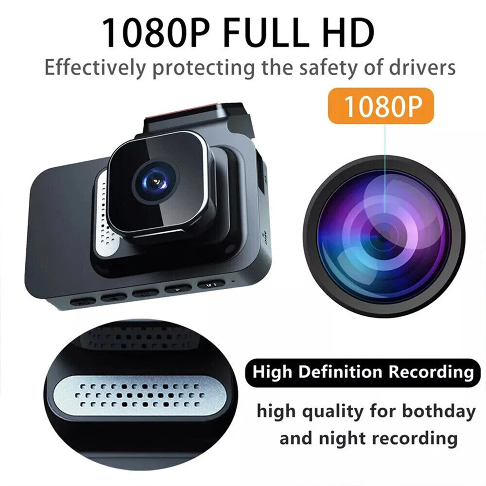Car Camera Recorder WIFI Dual Front and Rear HD 1080P Dash Cam Night Vision NEW