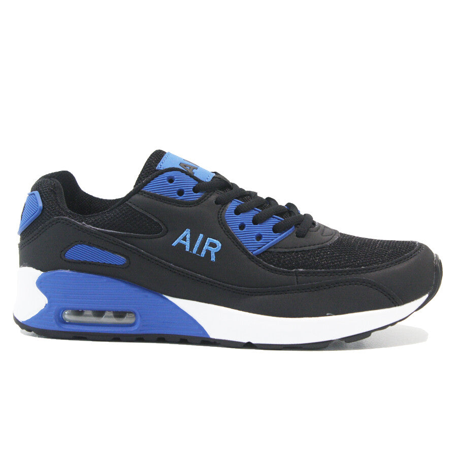 MENS SHOCK ABSORBING RUNNING TRAINERS CASUAL LACE GYM WALKING SPORTS SHOES SIZE