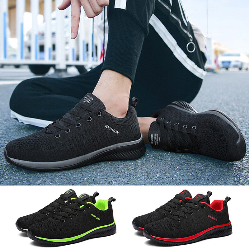 UK Mens Running Trainers Sport Sneakers Walking Shoes Casual Sports Shoes Gym