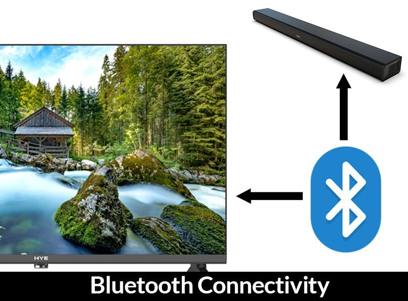 HYE 24" Inch Smart TV HD Ready 720p Frameless Tizen OS 3 x HDMI - 24HDS1008
