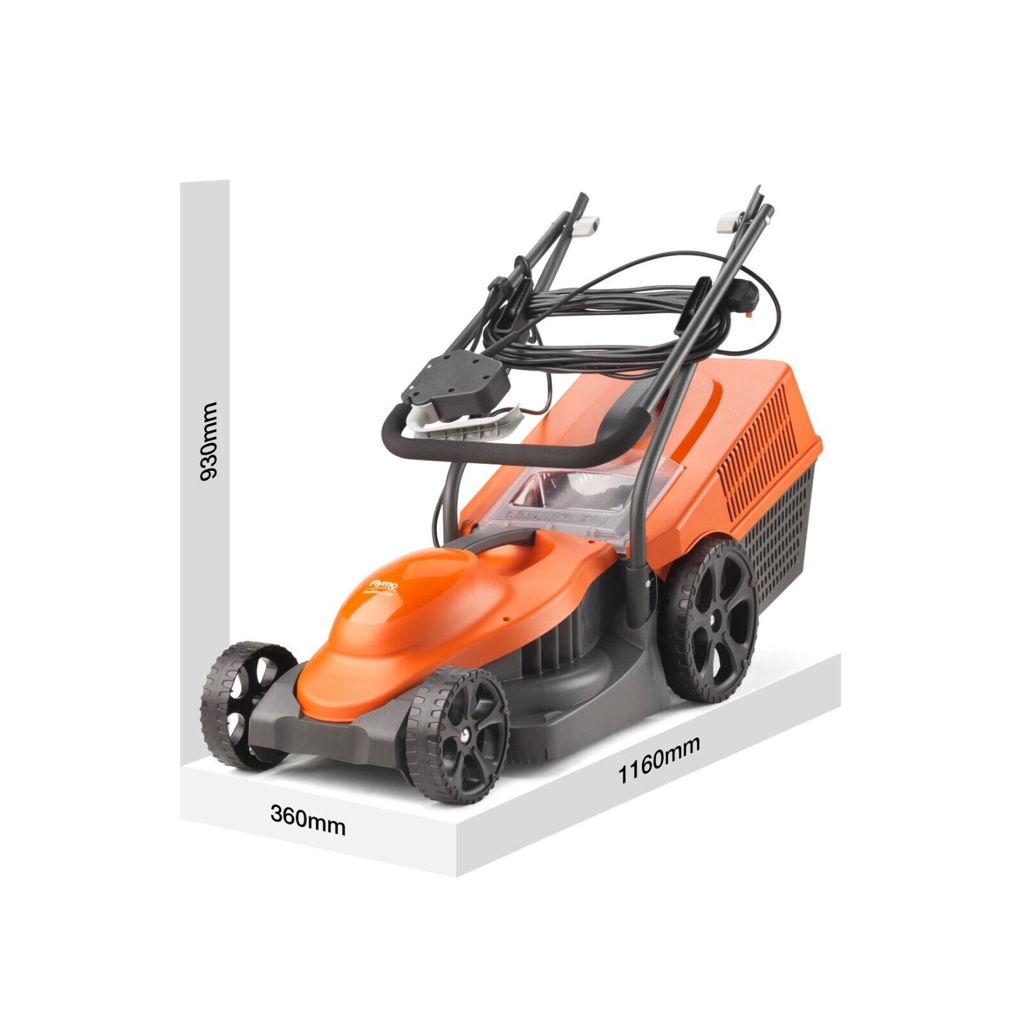 Flymo SimpliMow 320V Electric Wheeled Lawnmower - Silver Grade