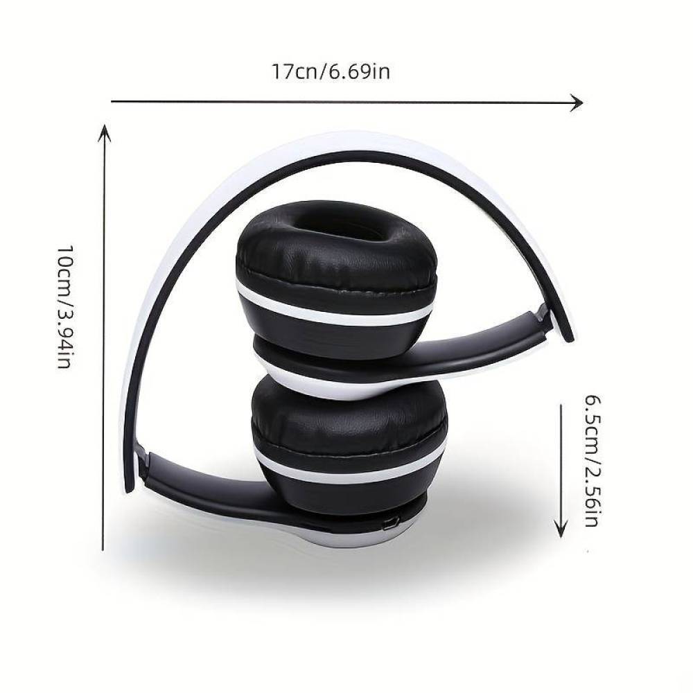 Wireless Bluetooth Headphones with Noise Cancelling Over-Ear Earphones 5.1 NEW*