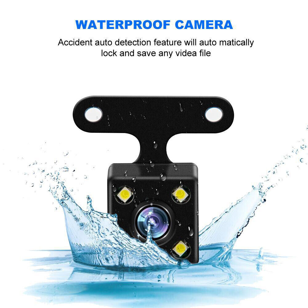 4" Dash Cam Pro Car Camera Recorder Dual Front and Rear HD 1080P Night Vision UK