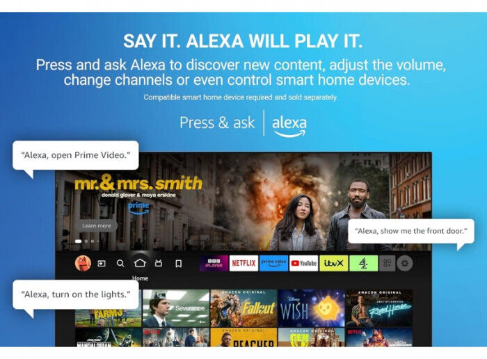 Finlux 32" Inch HD Ready HDR Smart Fire TV 720p With Freeview Play - 32MH24F