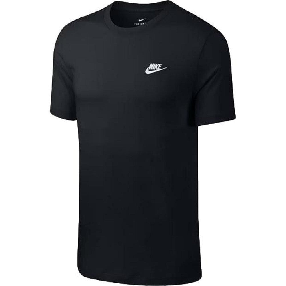 Men's Nike T-Shirt Cotton Crew Short Sleeved Casual Gym Tee