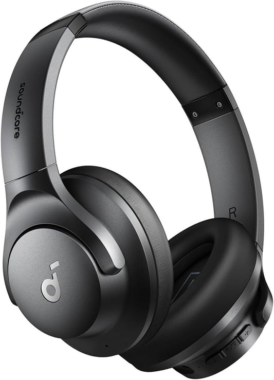 soundcore by Anker Q20i Hybrid Active Noise Cancelling Headphones Large Bass App