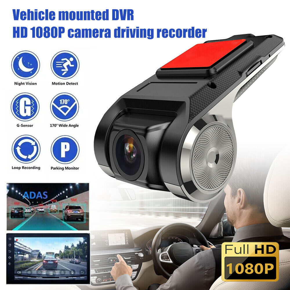 1080P Mini Hidden Car DVR Camera Dash Cam G-sensor Video Recorder Night Vision