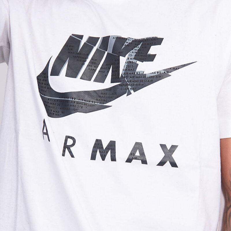 NIKE AIR MAX Mens T Shirt Short Sleeve Crew Neck Regular Fit Casual Cotton Tee