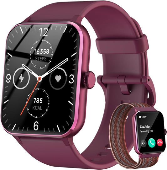 Women Alexa Smart Watch Fitness Bluetooth Call Watch for Android iPhone Samsung