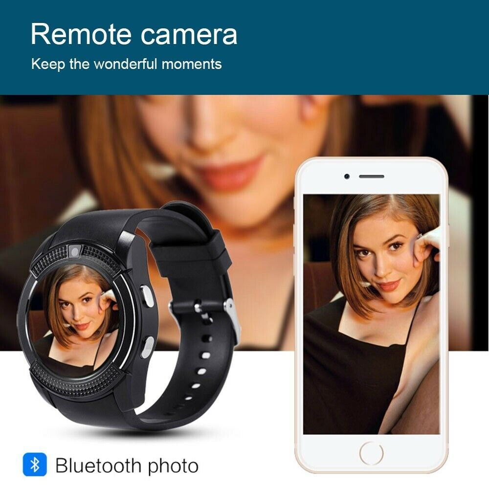 Smart Watch Fitness Tracker Music Player MP3 Wechat Men Women Sport Watches UK