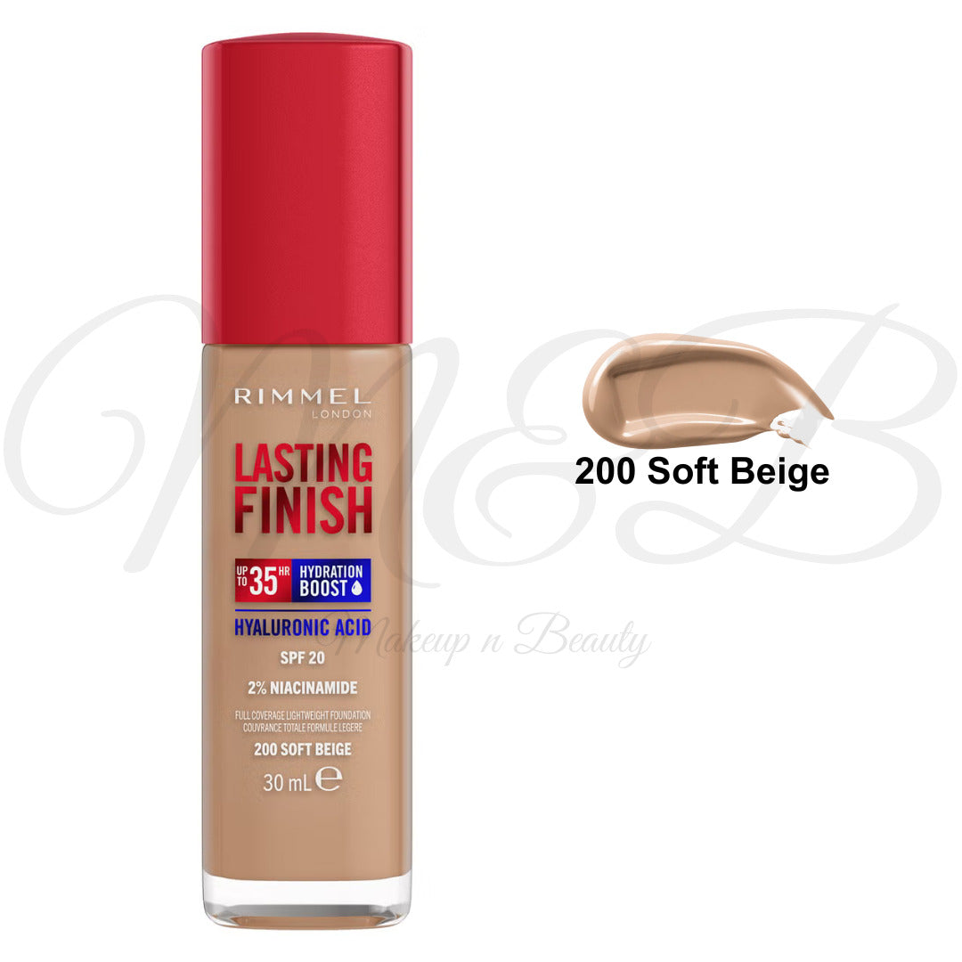 Rimmel Lasting Finish 35Hr Foundation SPF 20 30ml *CHOOSE SHADE*