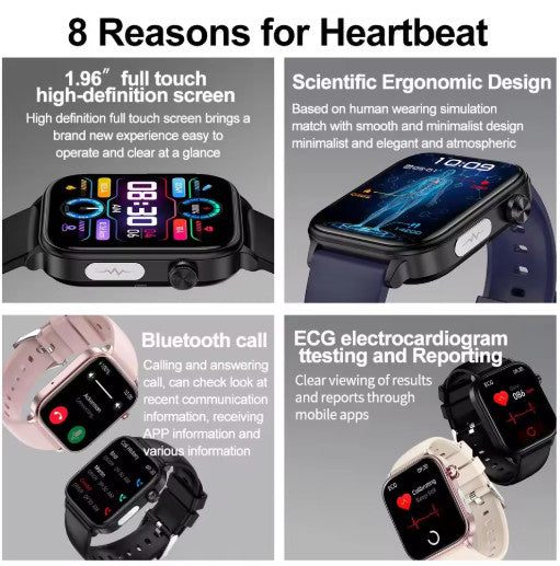 Smart Watch Men Women Fitness Tracker Blood Pressure Heart Rate Sport Watches UK