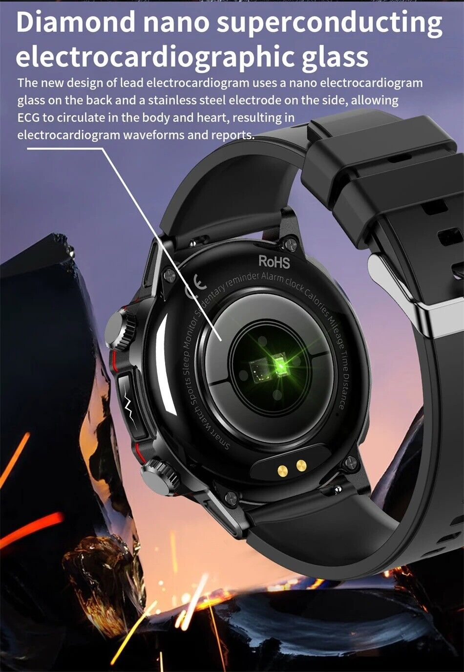 Smart Watch Men Women Fitness Tracker Blood Pressure Heart Rate Sport Watches UK