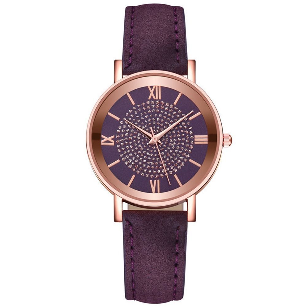 Waterproof Round Dial Wristwatch Casual Exquisite Ladies Watch Quartz Watch