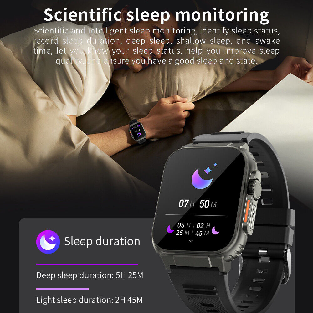 Smart Watch Blood Pressure Heart Rate Fitness Tracker Men Women Sports Watches