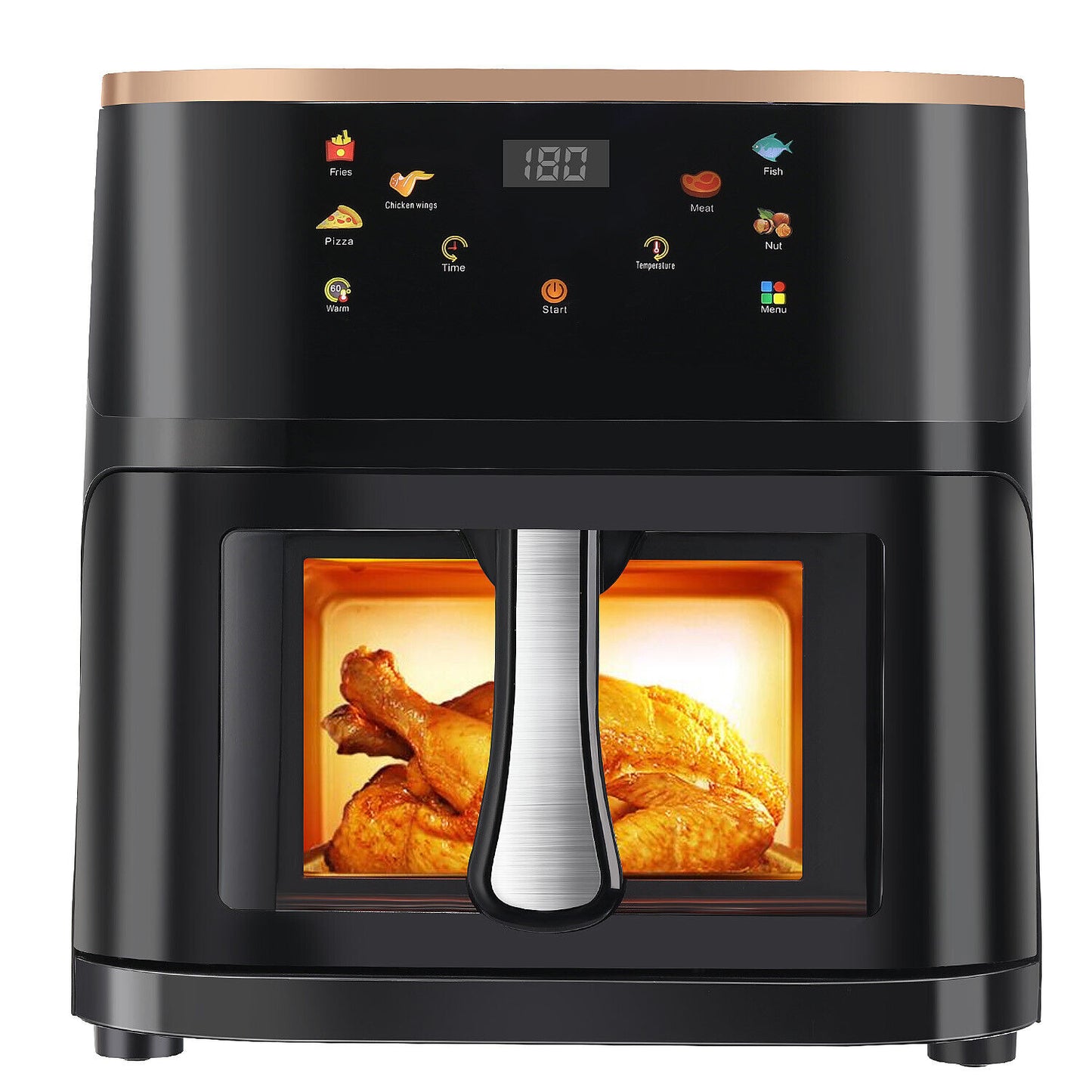 9L Large Air Fryer 1400W Low Fat Oil free Healthy Oven Frying Kitchen Cooker UK