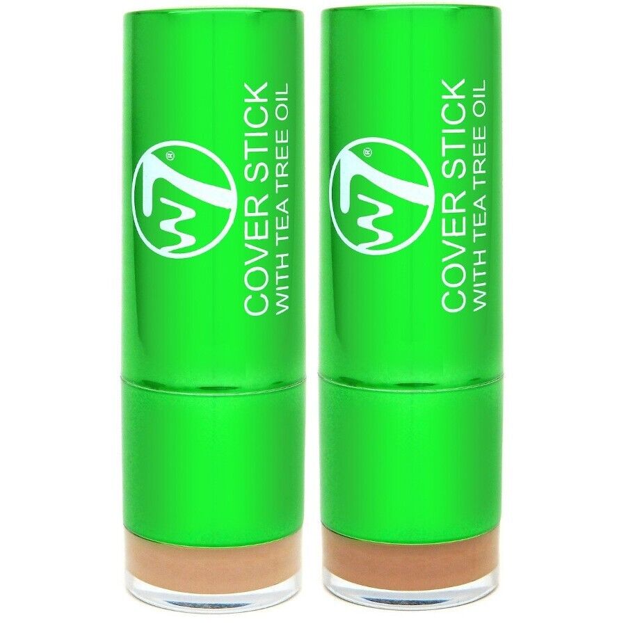 W7 Tea Tree Concealer Cover Stick For Spots & Blemishes - Choose Your Shade -New