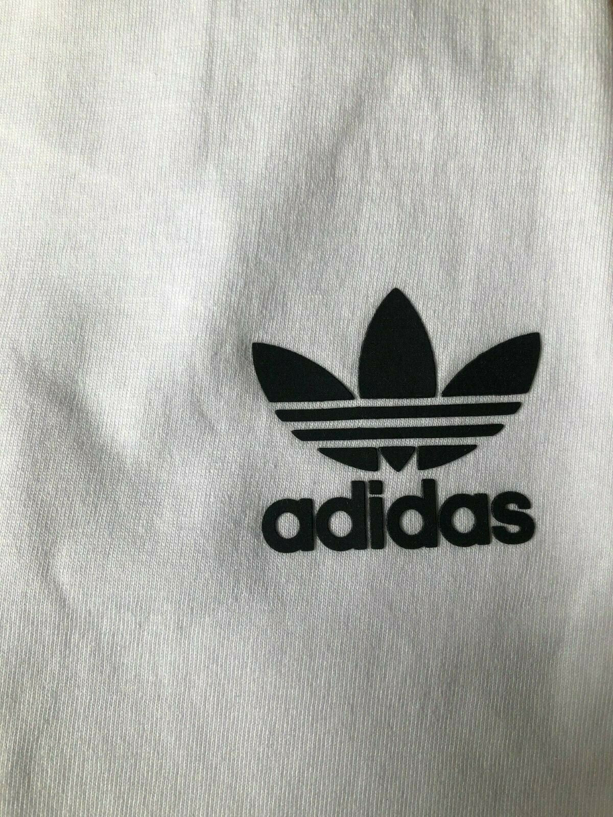 MEN'S ADIDAS  ORIGINALS TEE  SHORT SLEEVE CREW NECK THREE STRIPE  T-SHIRT L, XL