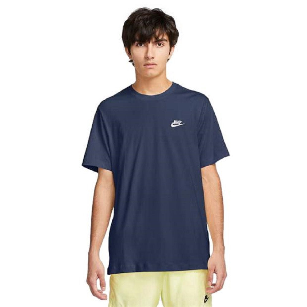 Men's Nike T-Shirt Cotton Crew Short Sleeved Casual Gym Tee