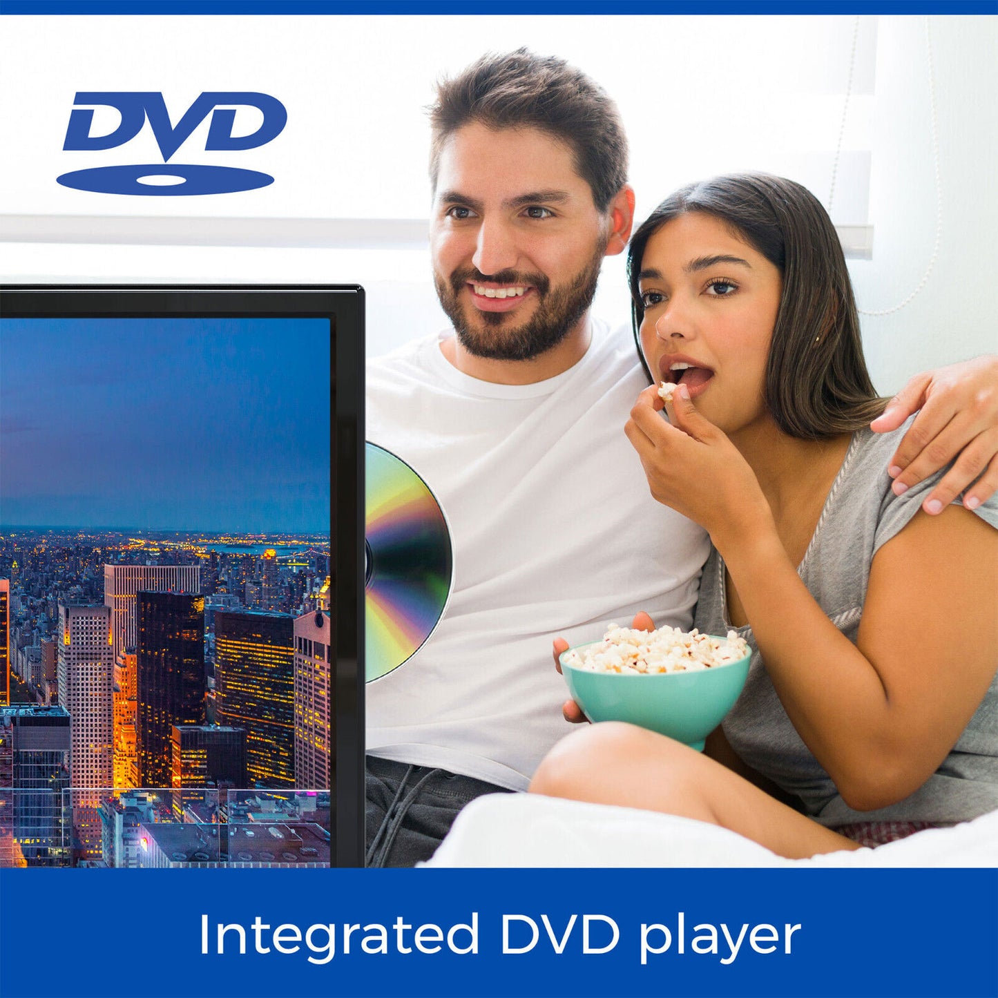 Cello 24 inch Smart TV DVD Player Frameless  HDMI USB & SAT SMALL TV BIG SPEC
