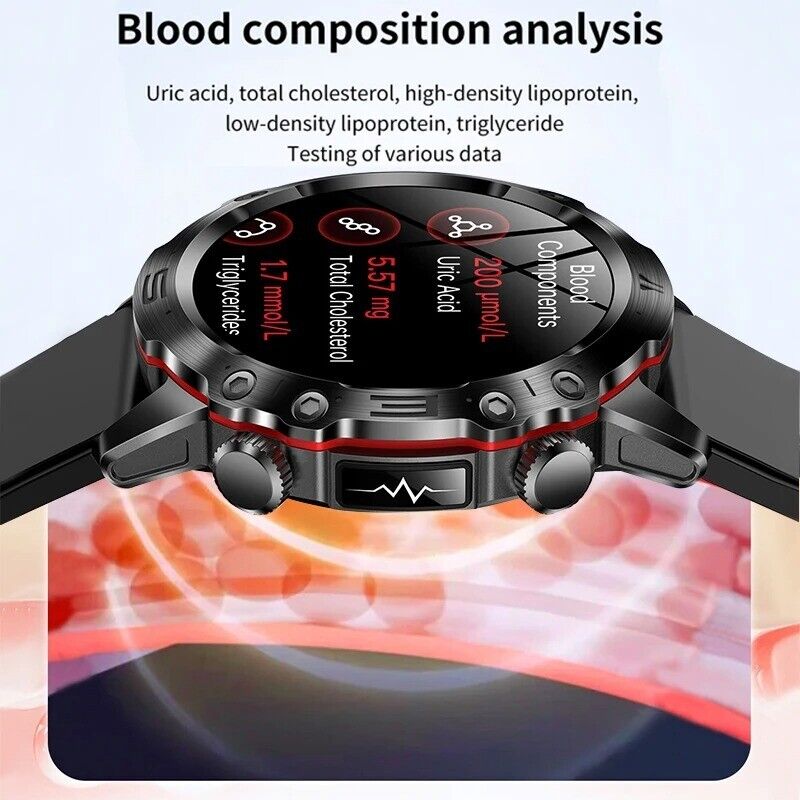 Smart Watch Men Women Fitness Tracker Blood Pressure Heart Rate Sport Watches UK