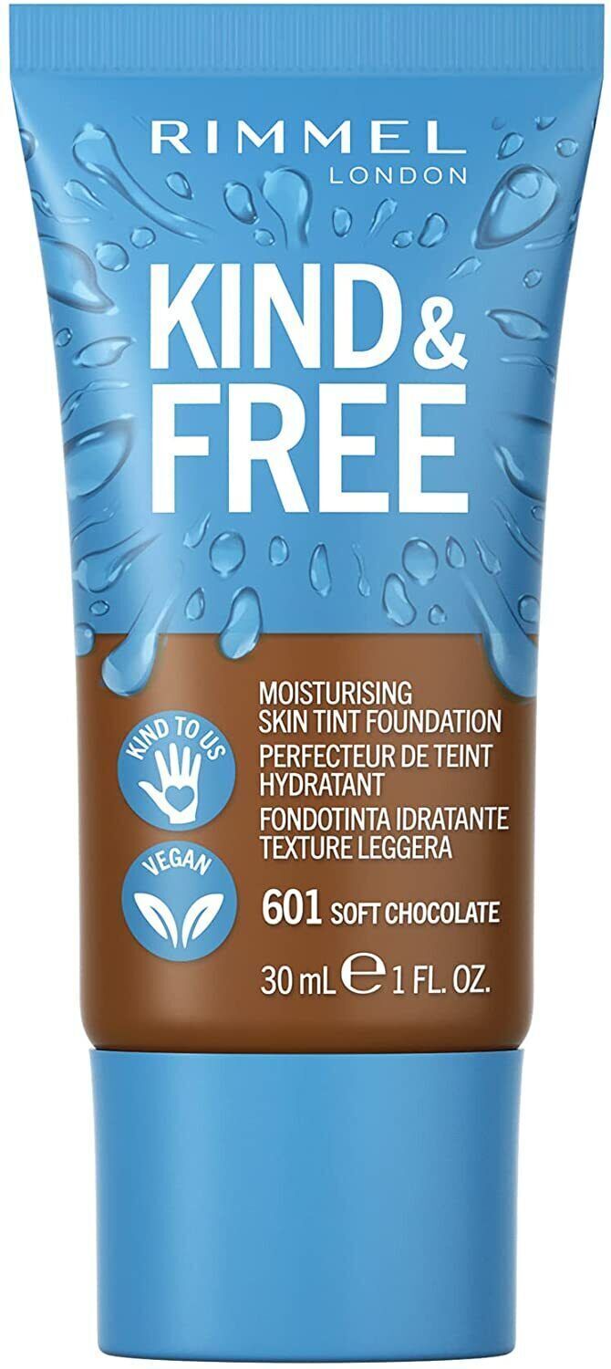 Rimmel Kind & Free Moisturising Skin Tint Foundation 30ml - Various Shade - New