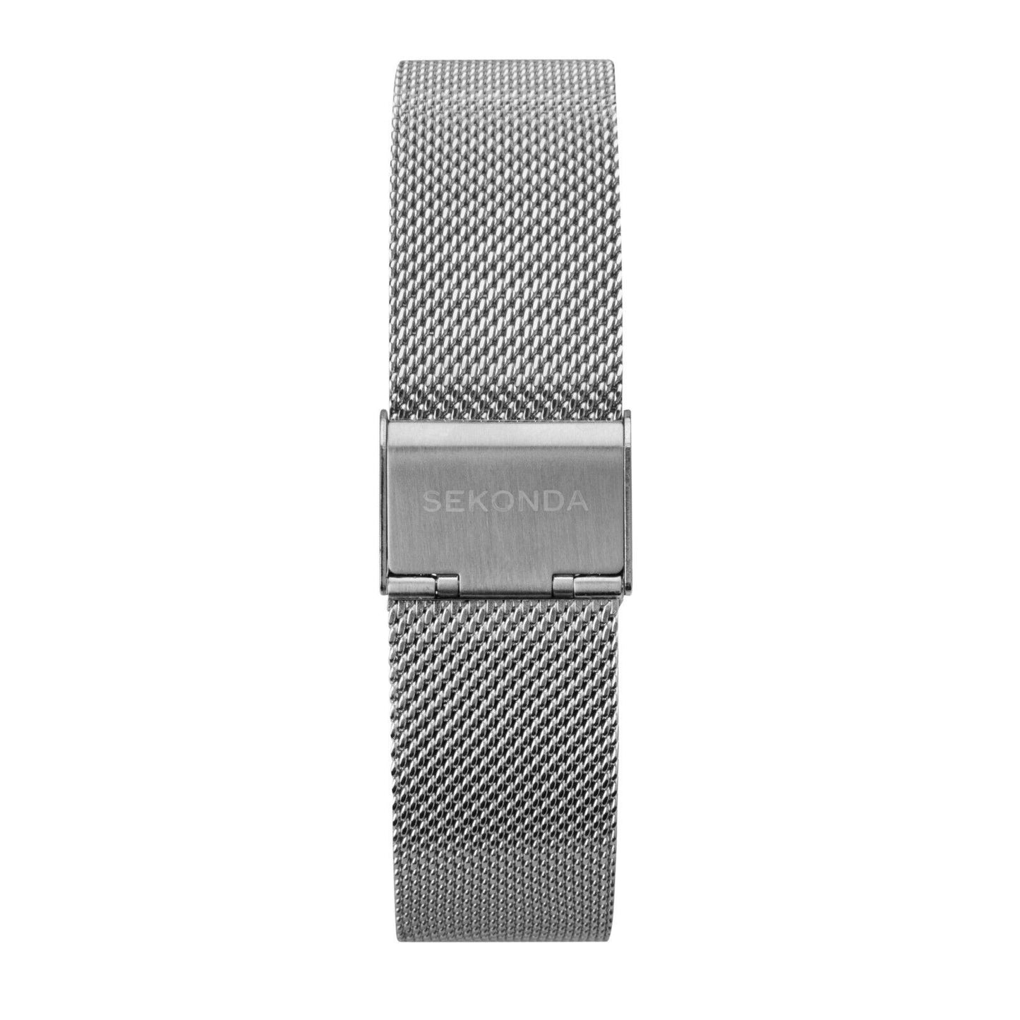 Sekonda Gents 40mm Nordic Silver Case and Strap Watch with White Dial Model 1940