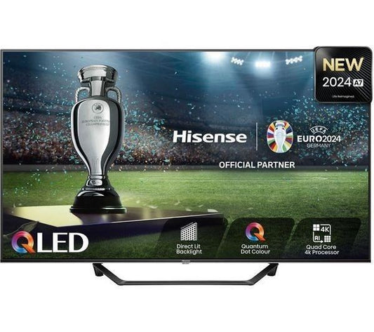 HISENSE 43A7NQTUK 43" Smart 4K Ultra HD HDR QLED TV