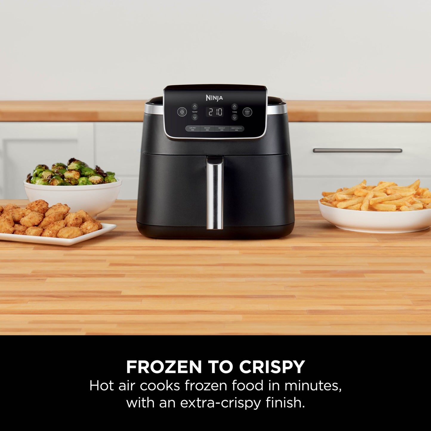 Ninja Air Fryer PRO [AF140UK] Roast, Dehydrate, Reheat, 4 Functions, 4.7L