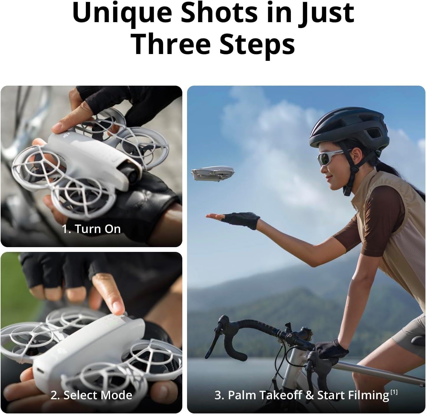 DJI Neo, Mini Drone with 4K UHD Camera for Adults, 135g Self Flying Drone Refurb