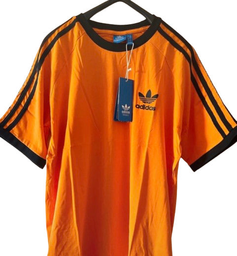 MEN'S ADIDAS  ORIGINALS TEE  SHORT SLEEVE CREW NECK THREE STRIPE  T-SHIRT L, XL