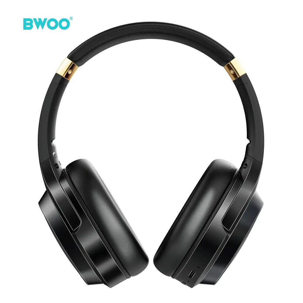 TWS Wireless Bluetooth 5.4 Headphones LED RGB ANC Over-Ear Earphones 50H