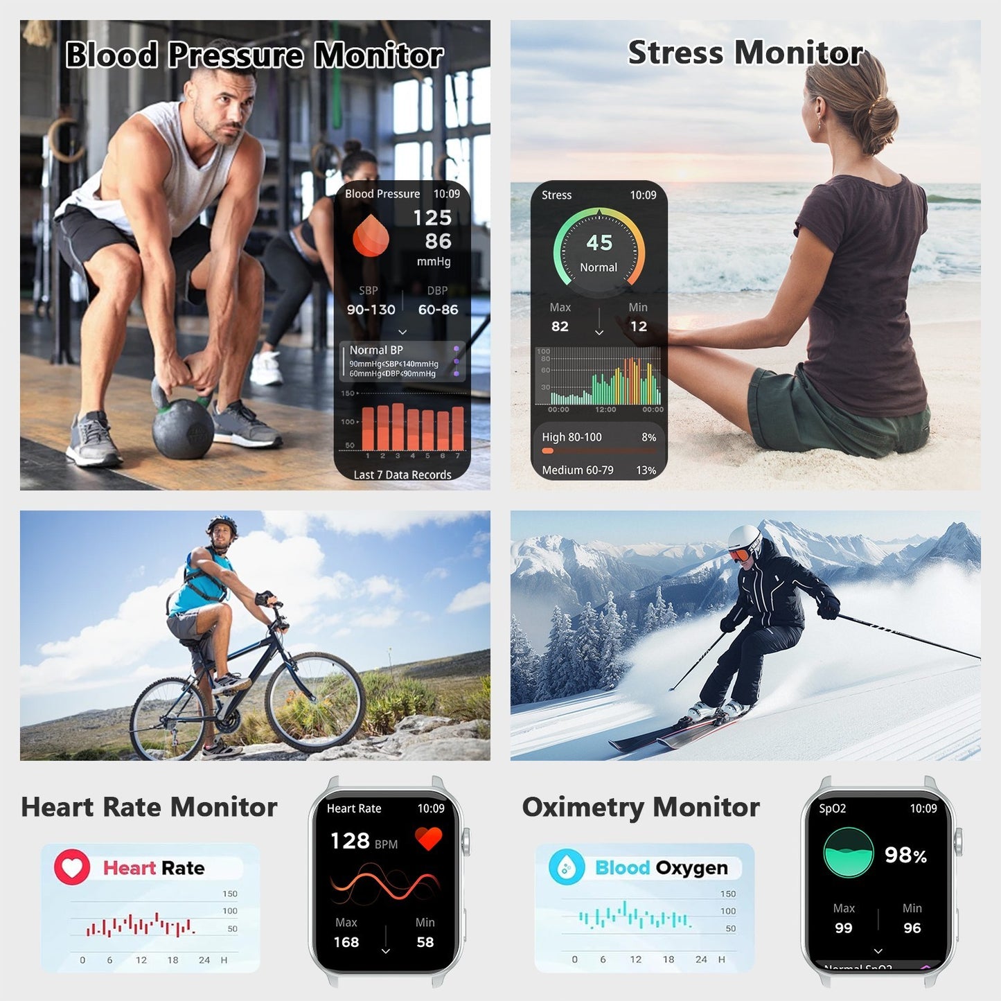 Smart Watch Women Android Ladies Fitness Bluetooth Call Watch for iPhone Samsung