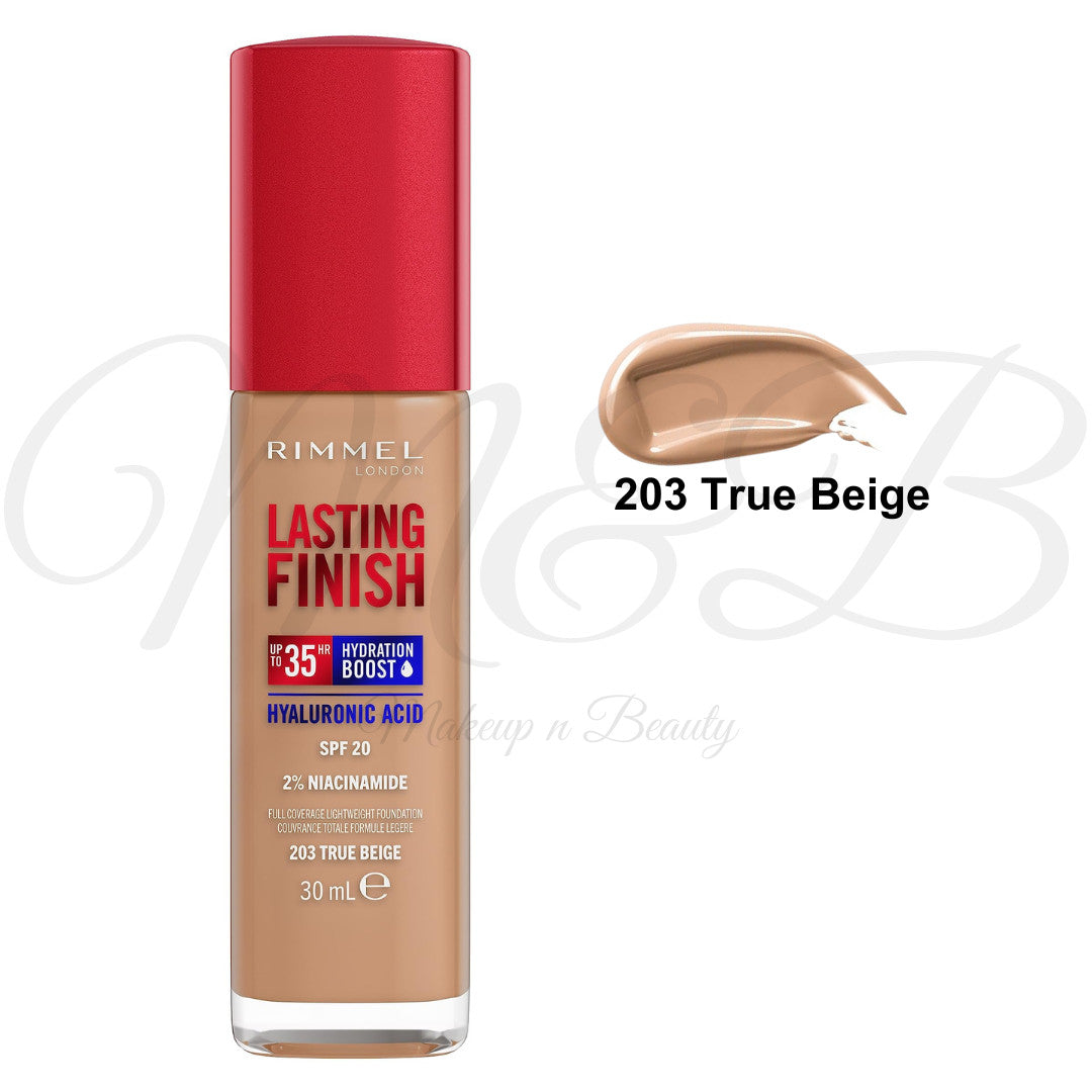 Rimmel Lasting Finish 35Hr Foundation SPF 20 30ml *CHOOSE SHADE*