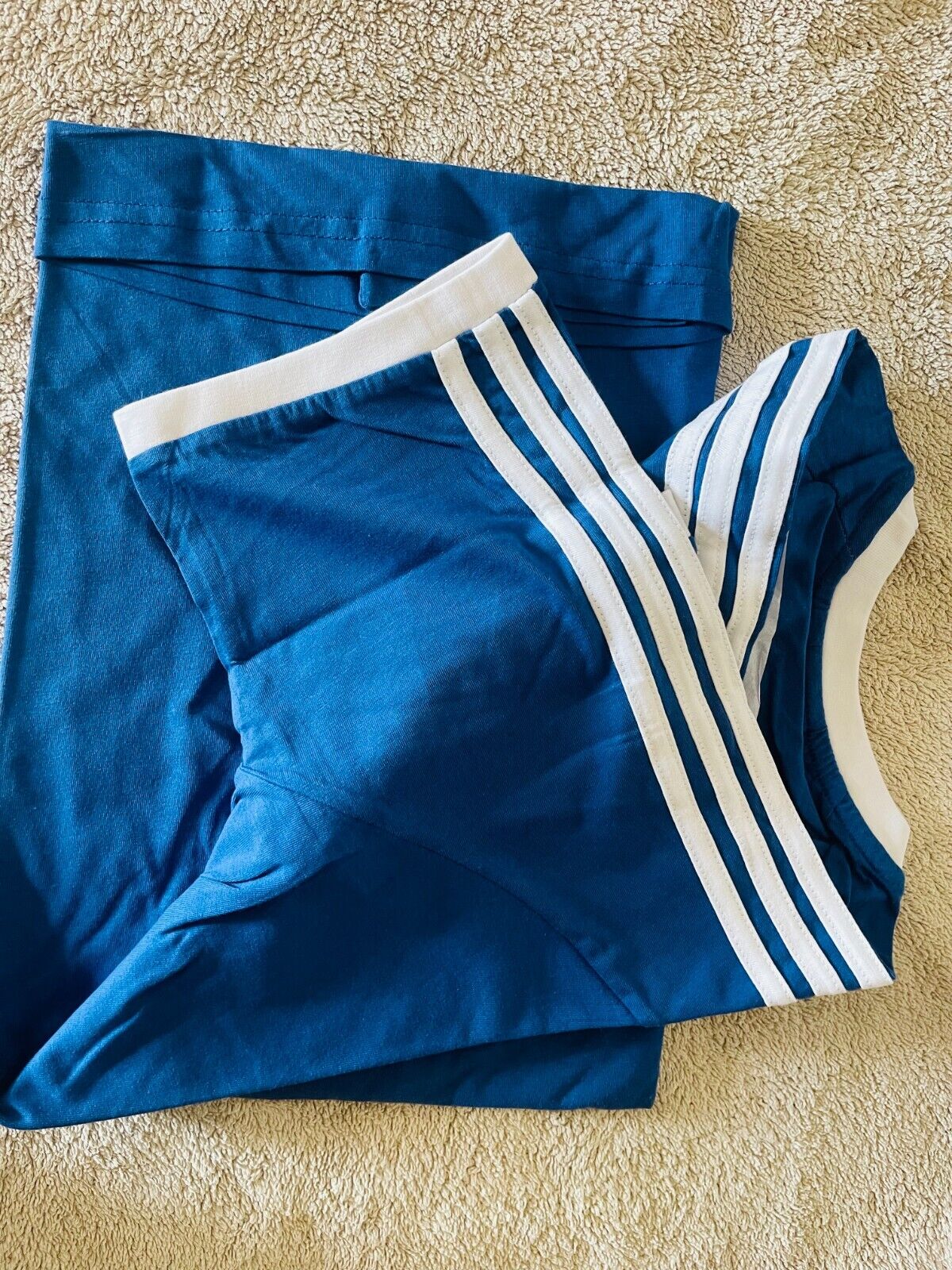 MEN'S ADIDAS  ORIGINALS TEE  SHORT SLEEVE CREW NECK THREE STRIPE  T-SHIRT L, XL