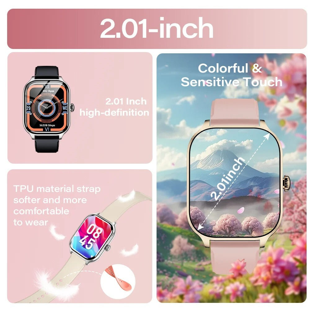 Smart Watch Men Women Fitness Tracker Blood Pressure Heart Rate Sport Watches UK