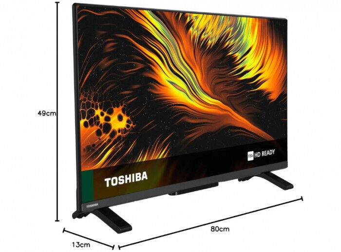 Toshiba 32 Inch Smart Fire TV HD Ready HDR LED 720p Freeview Play - 32WF2F53DB