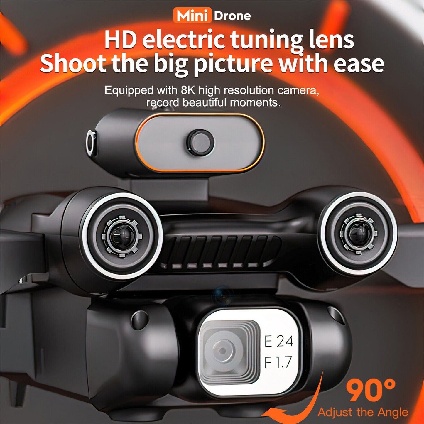 2025 Drone RC Drones Pro 4K HD Camera WIFI FPV Quadcopter Foldable Bag Gifts NEW
