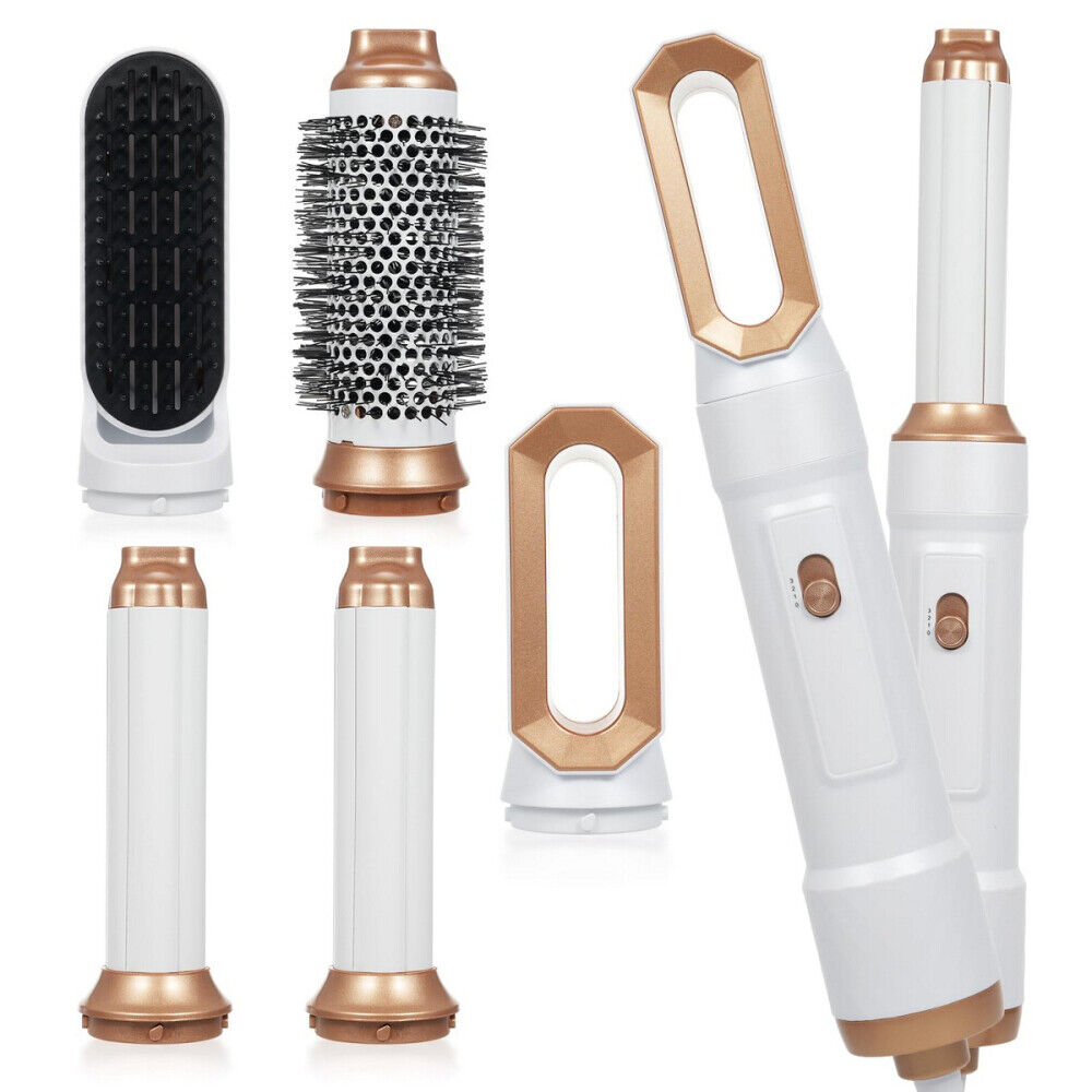 5 in 1 Professional Air Wrap Hair Styler Curler Straightner Hot Air Brush Hot UK