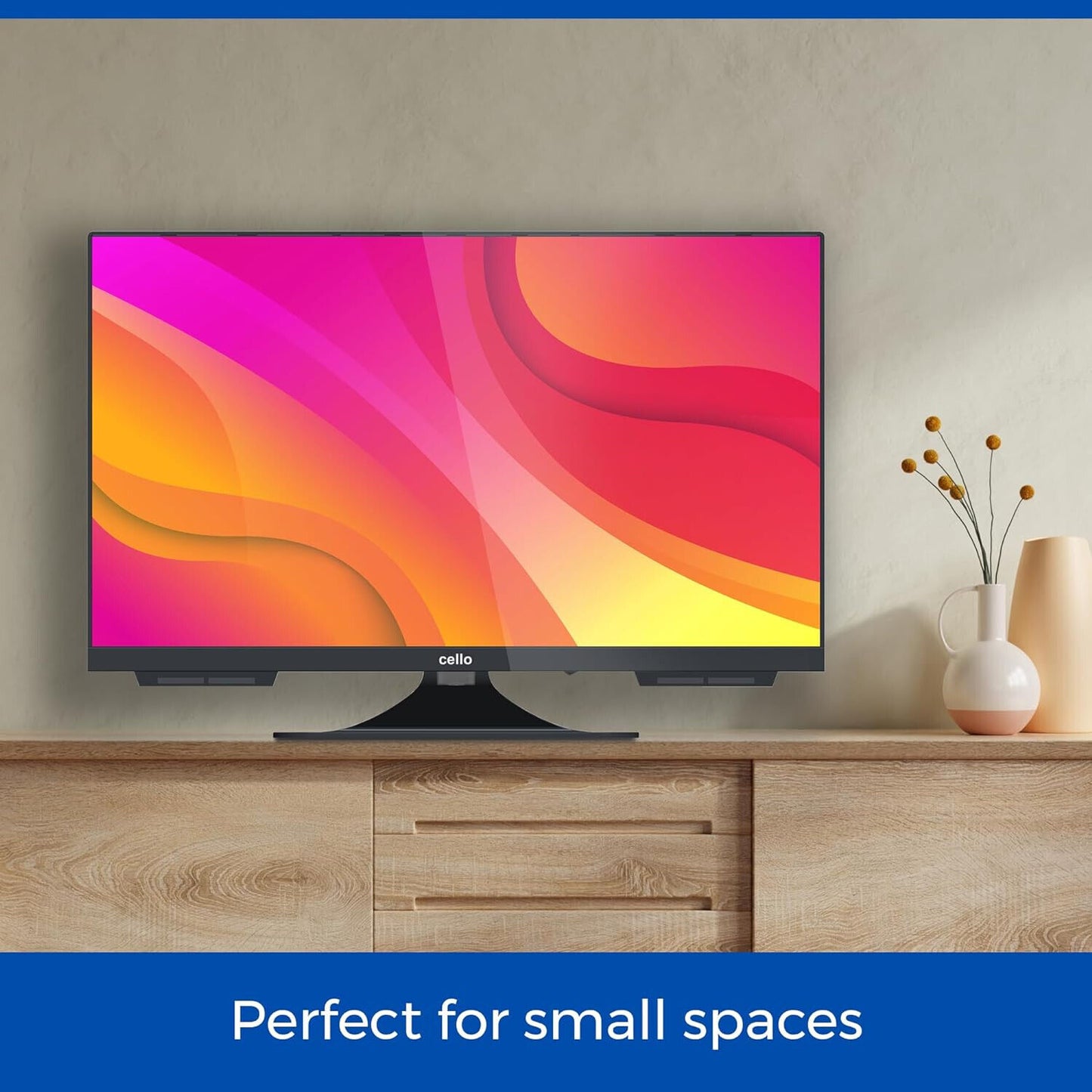 Cello 24 inch Smart TV DVD Player Frameless  HDMI USB & SAT SMALL TV BIG SPEC