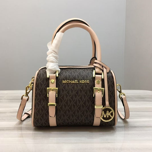 Michael Kors Mini Bedford Crossbody Brown Carryall Bag Legacy Satchel Purse NWT✅