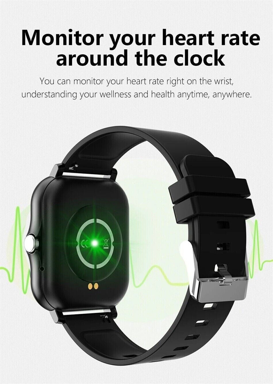 Smart Watch Men Women Fitness Tracker Blood Pressure Heart Rate Sport Watches UK