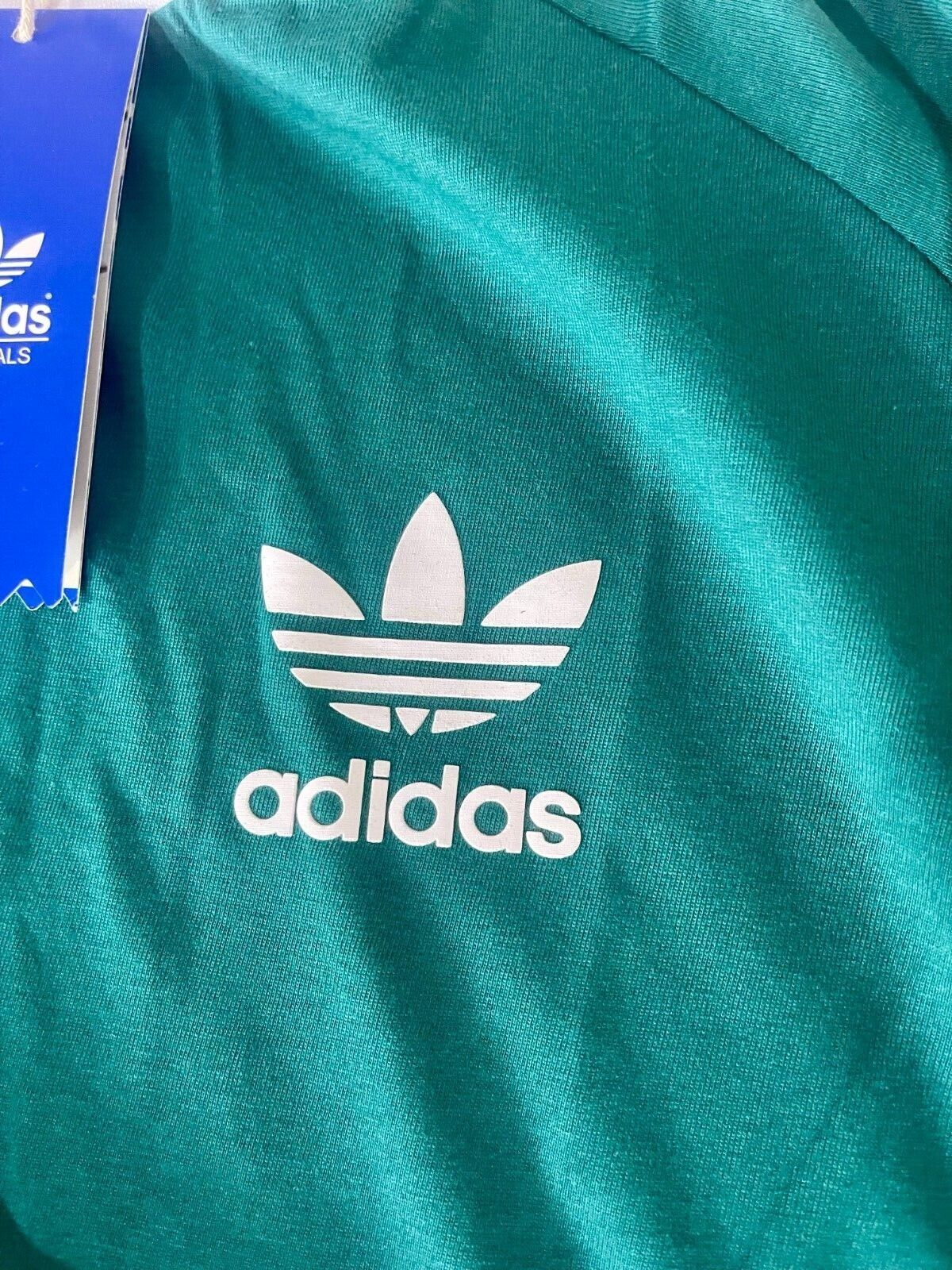 MEN'S ADIDAS  ORIGINALS TEE  SHORT SLEEVE CREW NECK THREE STRIPE  T-SHIRT L, XL