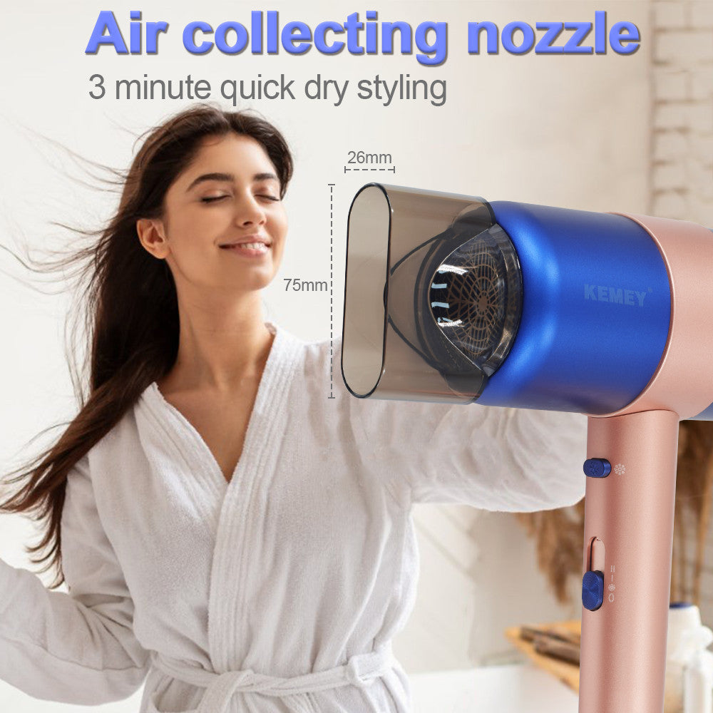 4000W Professional Hair Dryer Care Fast Drying Cooling Heating Quick Dry 3 Speed